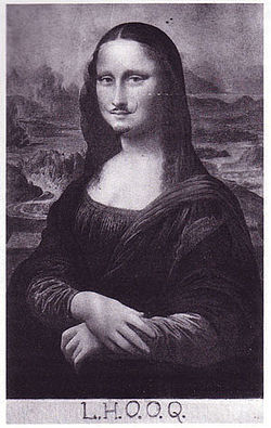 250px-Marcel_Duchamp_Mona_Lisa_LHOOQ