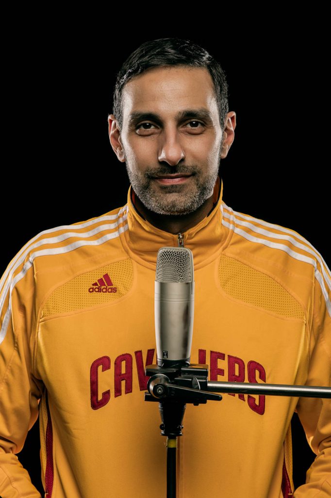 Above: Olivier Sedra – Cleveland Cavaliers Announcer